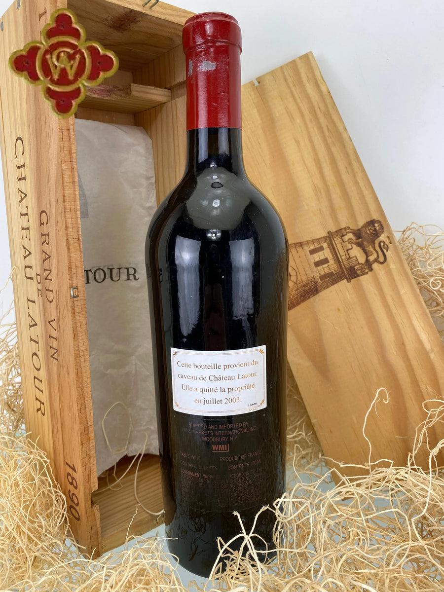1890 Chateau Latour Pauillac Bordeaux – CultWine