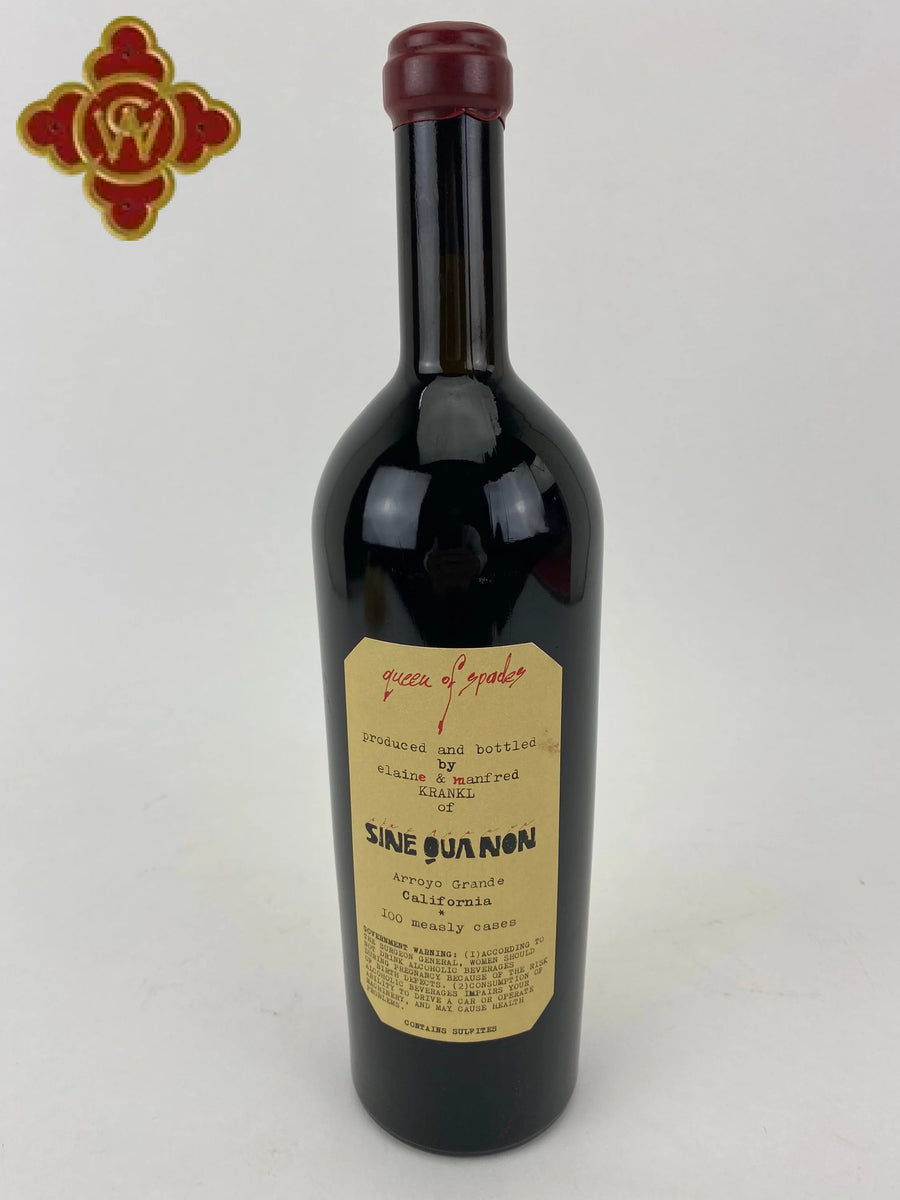 1994 Sine Qua Non Queen Of Spades – CultWine