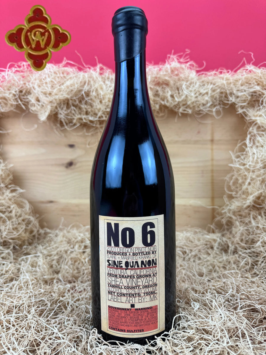 2001 Sine Qua Non No 6 Pinot Noir – CultWine