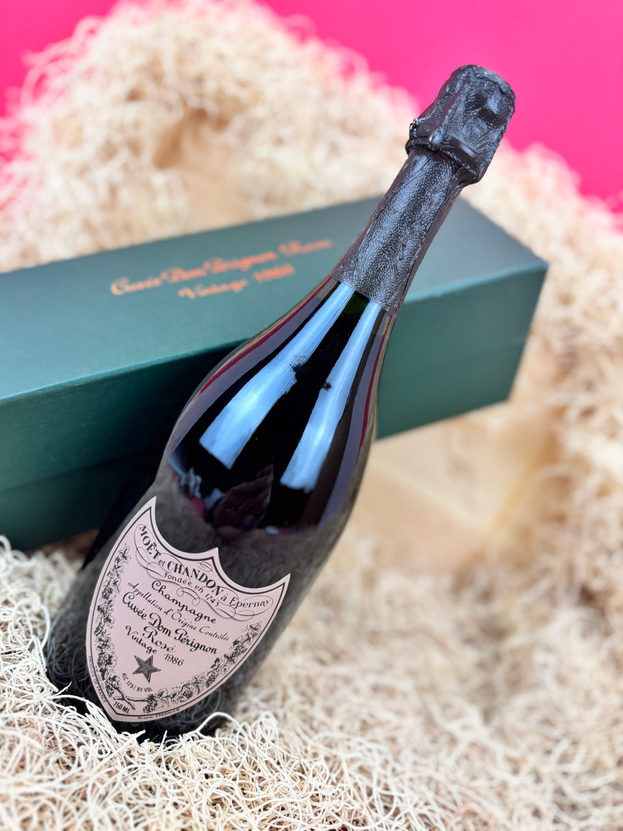 未開封MOETetCHANDONaEpernay ドンペリ 1986 750ml 1986 Moet Chandon Dom Perignon Rose Champagne – CultWine