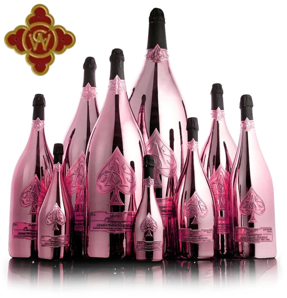 Armand de Brignac Aces of Spades Rose Champagne Jeroboam – CultWine Armand de Brignac Aces of Spades Rose Champagne Jeroboam – CultWine