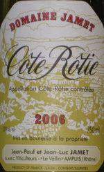 2003 Jean Paul and Jean Luc Jamet Cote Rotie - 750ml