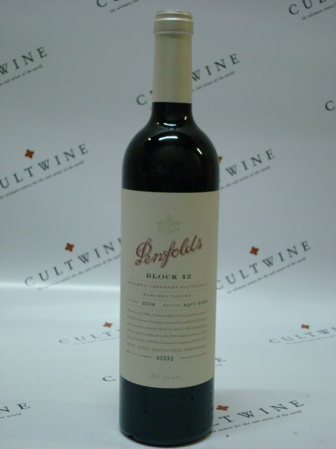 2004 Penfolds Block 42 Cabernet – CultWine