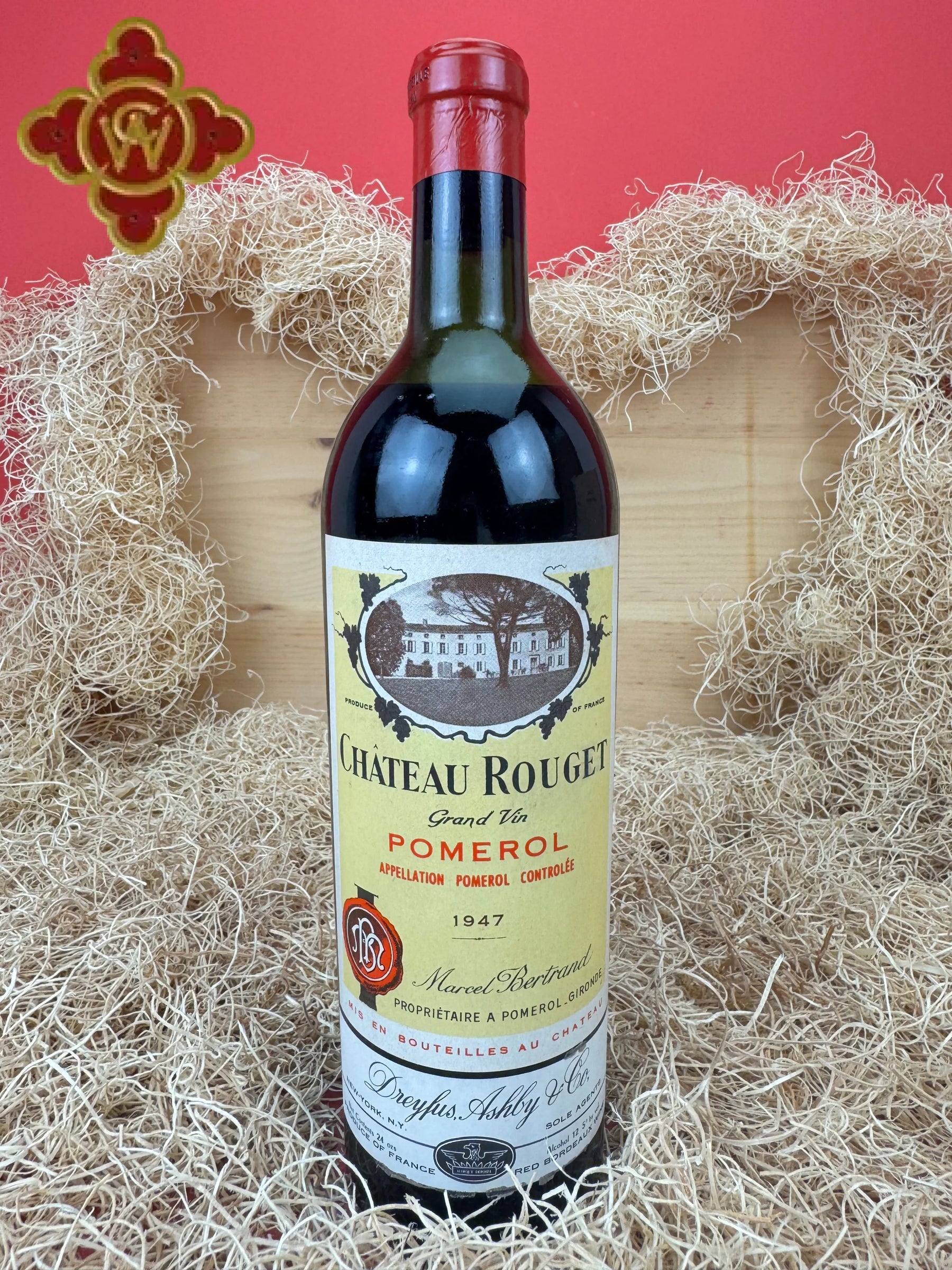 1947 Chateau Rouget Pomerol Bordeaux - 750ml bordeaux