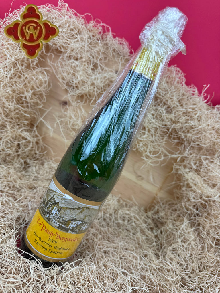 1969 Dr Pauly-Bergweiler Bernkasteler alte Badstube am Doctorberg Riesling Trockenbeerenauslese Mosel-Saar-Ruwer