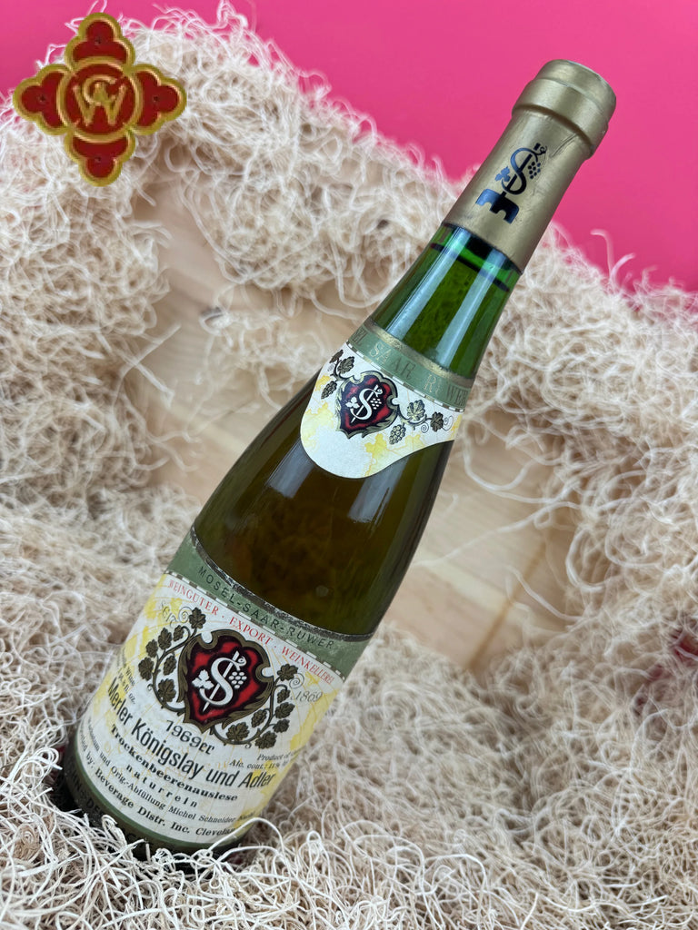 1969 Michel Schneider Nachf Merler Konigslay und Adler Riesling Trockenbeerenauslese - 750ml Wine