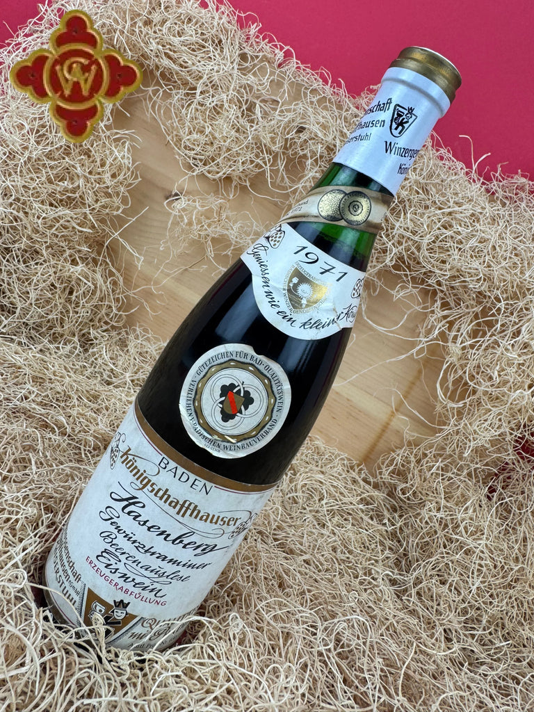 1971 Winzergenossenschaft Konigschaffhauser Hasenberg Gewurztraminer Eiswein Barrique - 750ml Wine