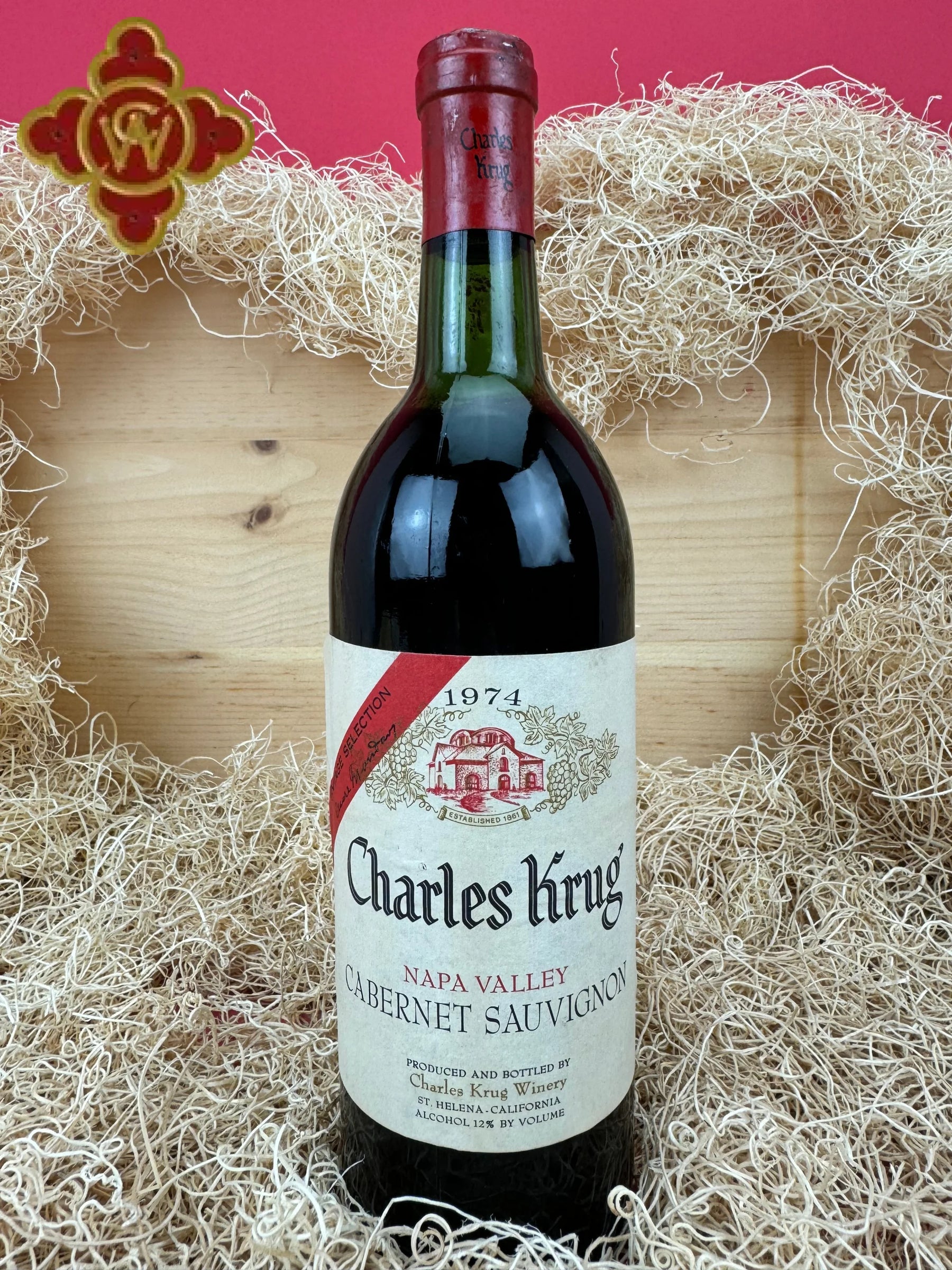 1974 Charles Krug Peter Mondavi Family Vintage Selection Cabernet - 750ml cabernet