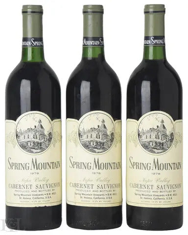 1978 Spring Mountain Vineyard Estate Cabernet - 750ml