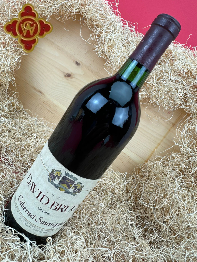 1981 David Bruce Santa Clara Valley Cabernet Sauvignon - 750ml cabernet