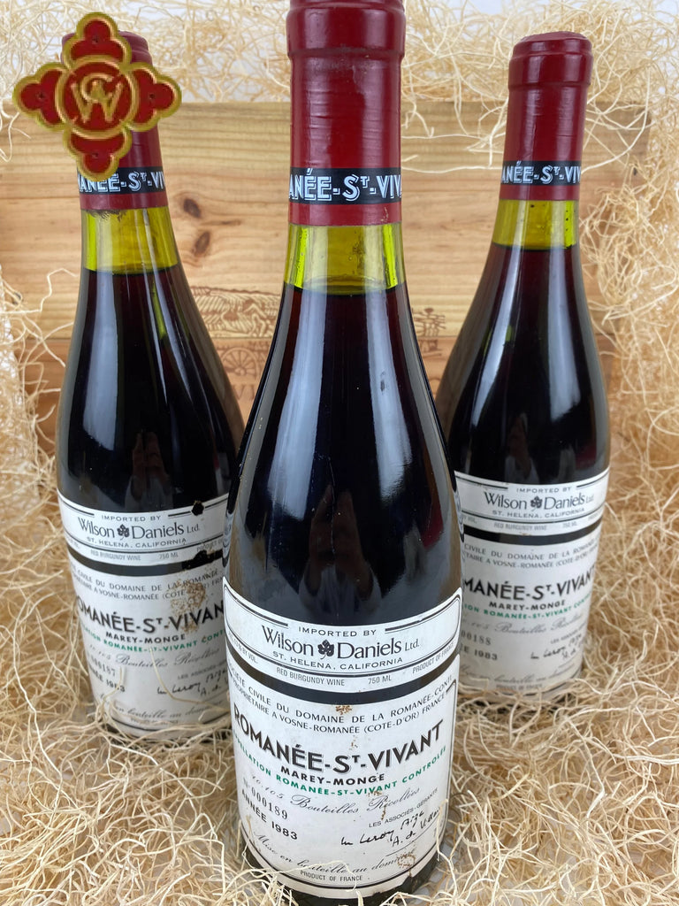 1983 Domaine de la Romanee Conti St Vivant Burgundy - 750ml [Provenance & Authenticity Guaranteed] Wine