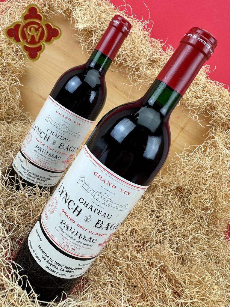 1990 Chateau Lynch-Bages Bordeaux - 99 pts - 750ml bordeaux