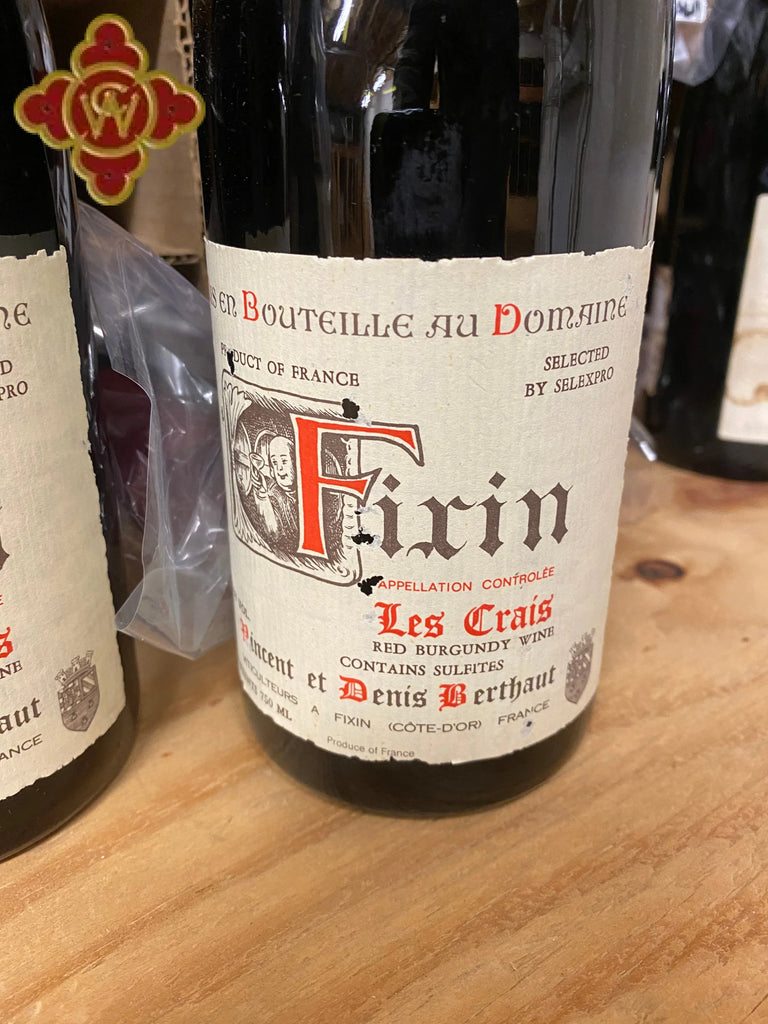 1990 Domaine Berthaut-Gerbet - Denis Berthaut Fixin Les Crais Burgundy - 750ml Wine