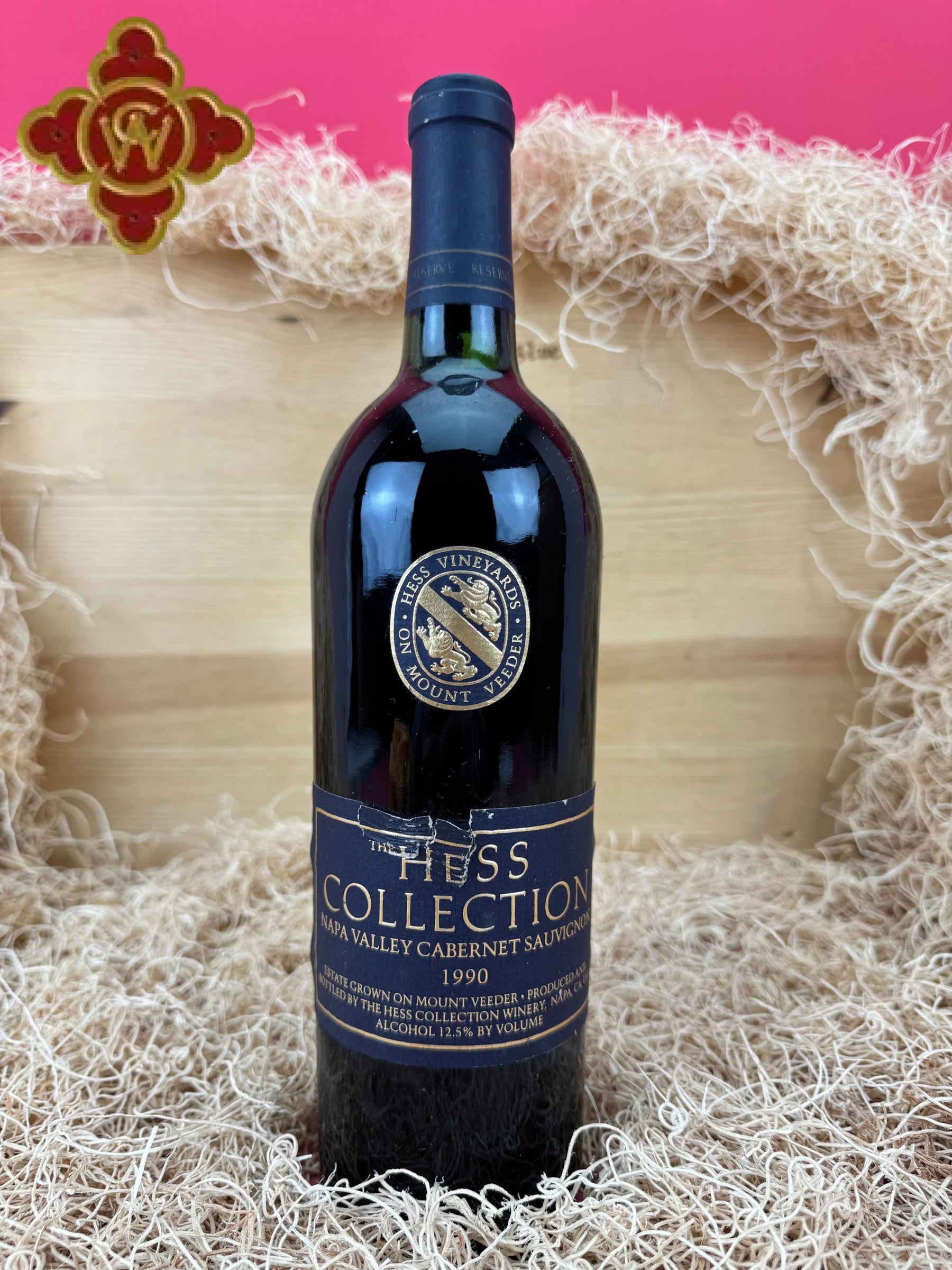 1990 Hess Collection Mt Veeder Estate Cabernet - 750ml cabernet