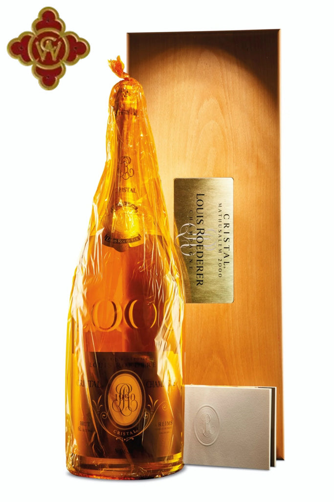 1990 Louis Roederer Cristal Brut Millennium Cuvee Methuselah - OWC - 6000ml Wine