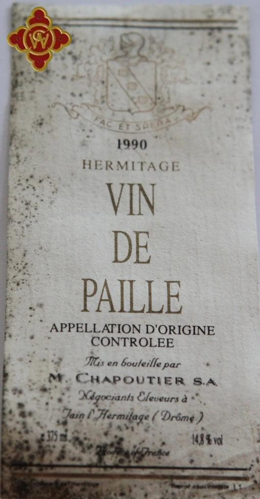 1996 Chapoutier Hermitage Vin de Paille Dessert Wine - 375ml dessert