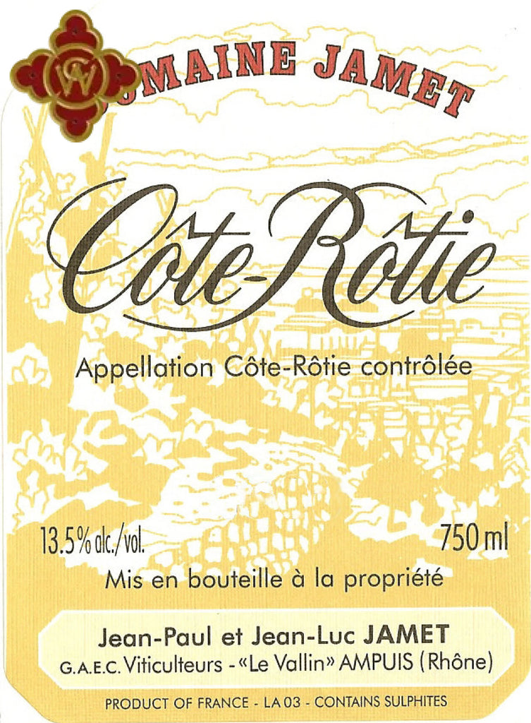 1999 Joseph Jamet Cote Rotie Cote Brune Syrah - 750ml syrah