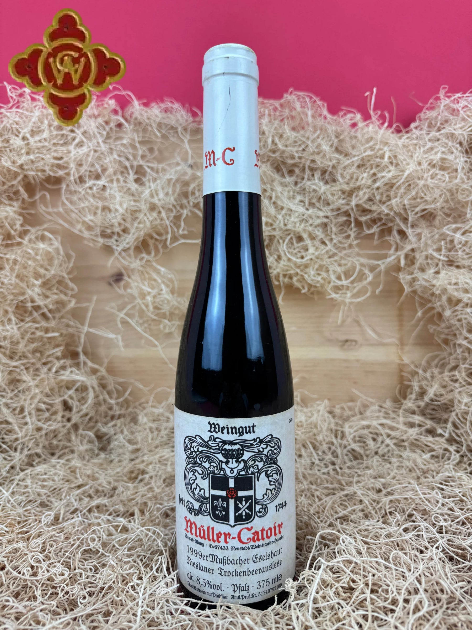 1999 Muller-Catoir Mussbacher Eselshaut Rieslaner Trockenbeerenauslese Riesling - 375ml Wine