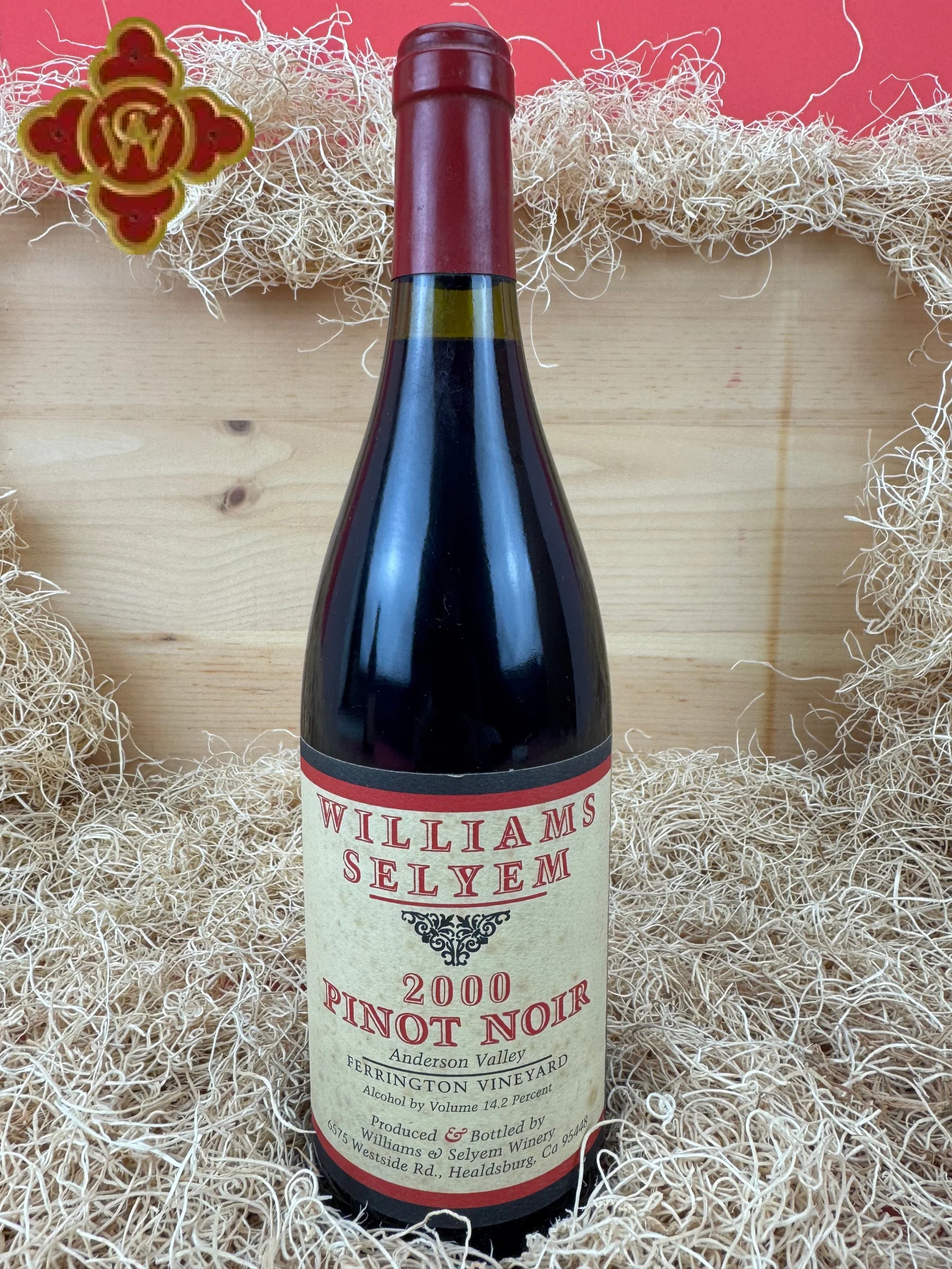 2000 Williams Selyem Ferrington Vineyard Pinot Noir - 750ml pinot noir