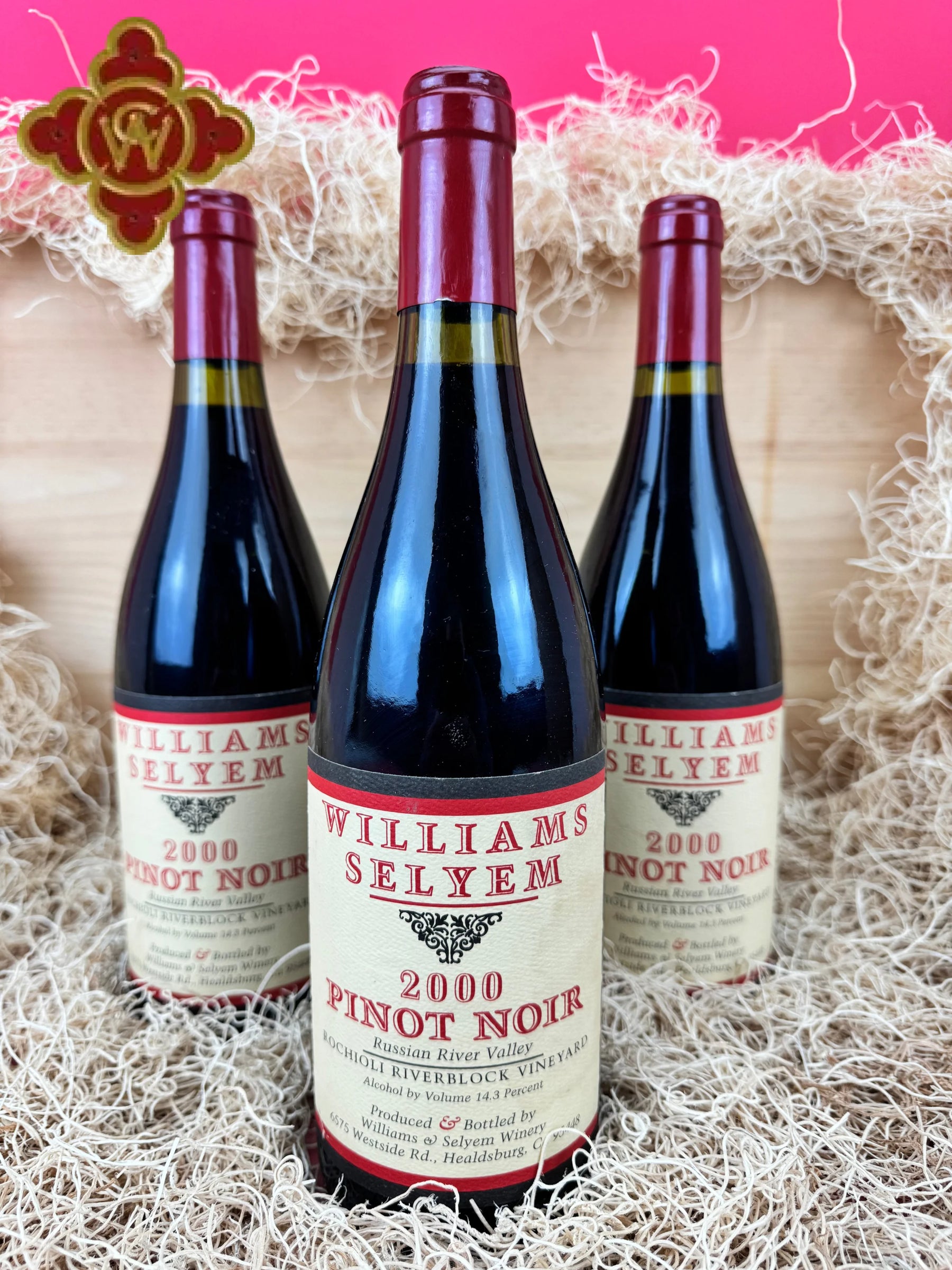 2000 Williams Selyem Rochioli Riverblock Pinot Noir - 750ml pinot noir