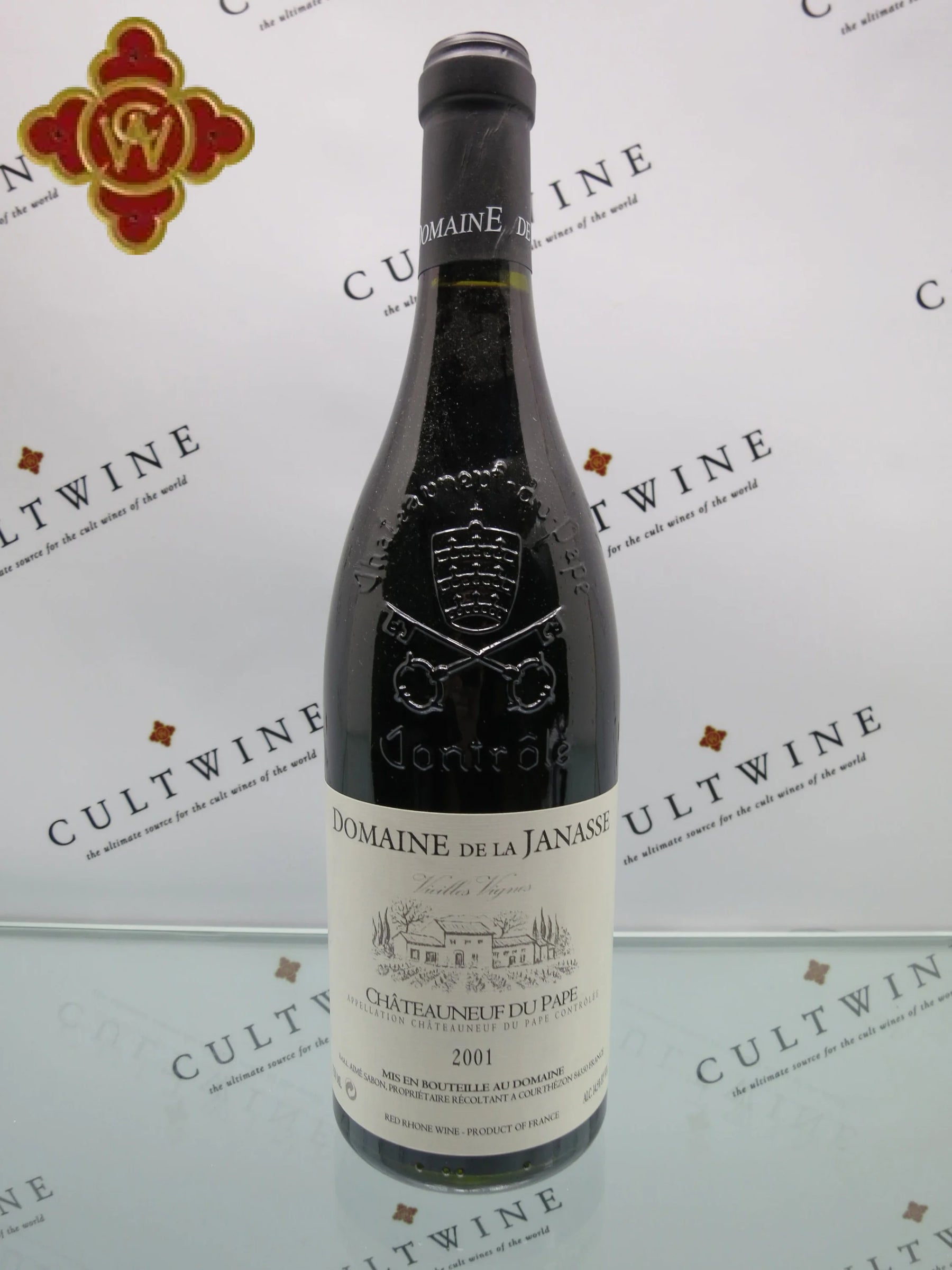 2001 Domaine de la Janasse Chateauneuf du Pape Cuvee Vieilles Vignes - 750ml Wine