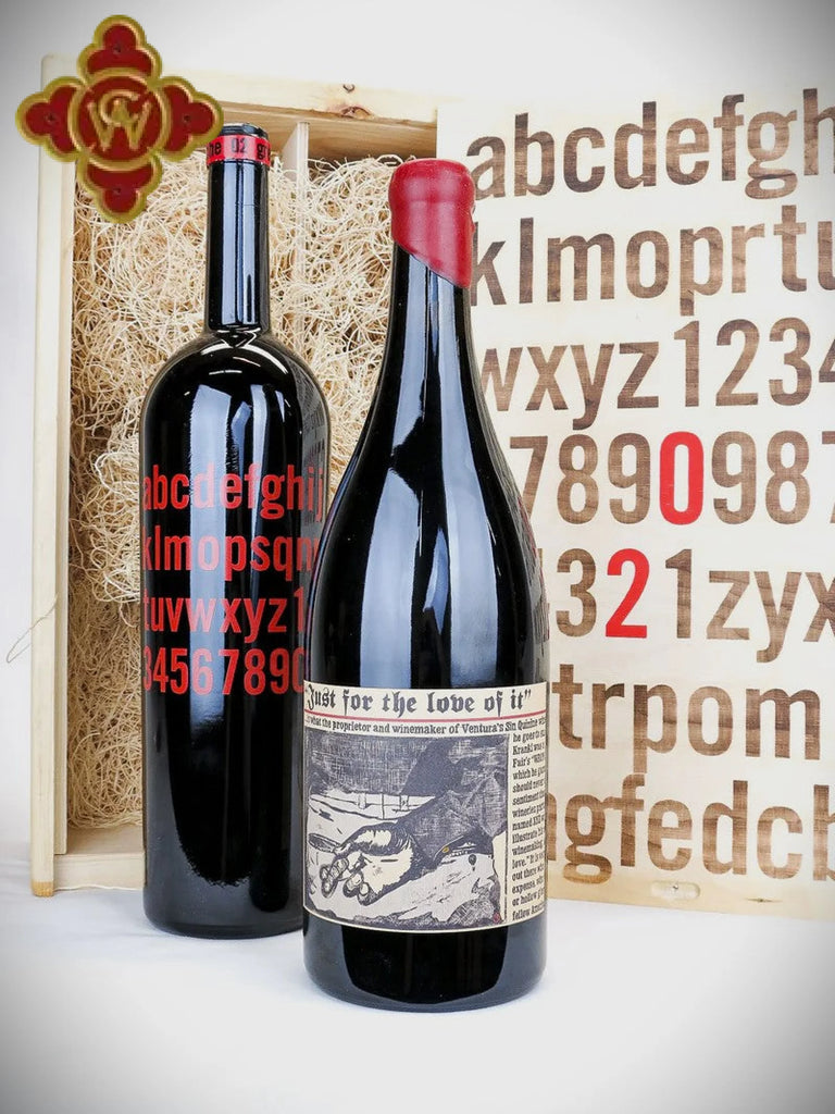 2002 Sine Qua Non Just For the Love of It Syrah and More than a Number Grenache Magnum Set OWC - 100 Pts - 2 x 1500ml