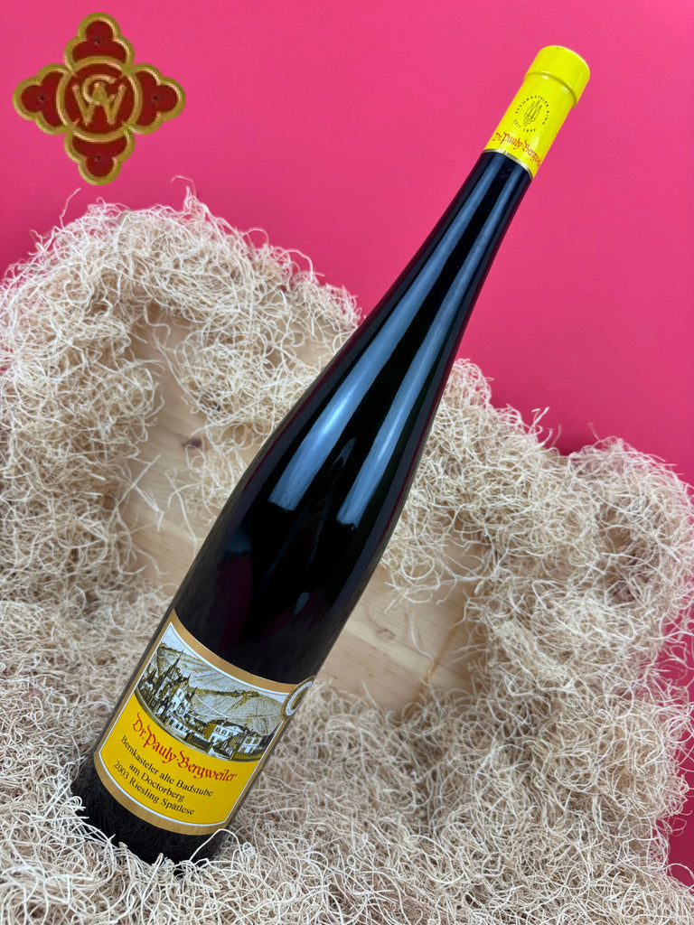 2003 Dr Pauly-Bergweiler Bernkasteler alte Badstube am Doctorberg Riesling Trockenbeerenauslese Mosel-Saar-Ruwer Magnum