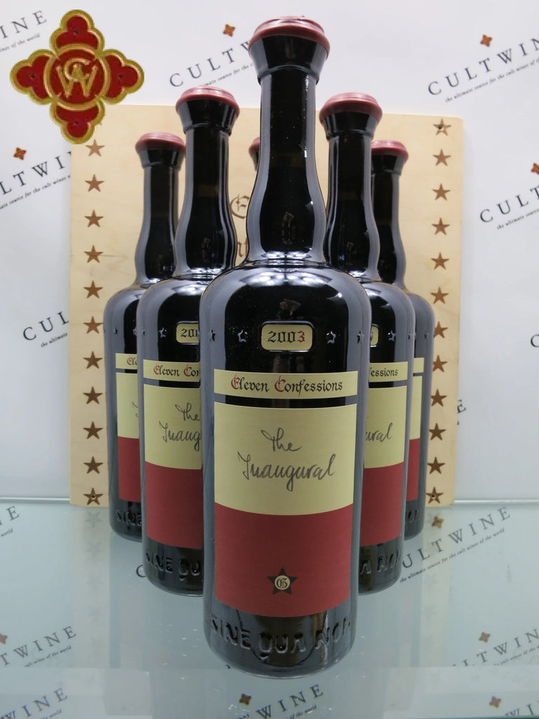 2003 Sine Qua Non Eleven Confessions Inaugural Syrah & Grenache - 100 pts - OWC 6 x 750ml syrah