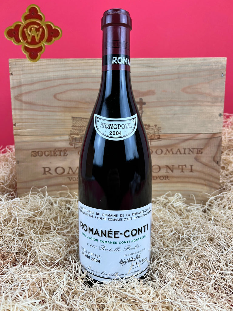 ROMANÉE-CONTI 2004赤ワイン　空き瓶 ロマネ・コンティ 2004 赤ワイン空き瓶 【公式通販】