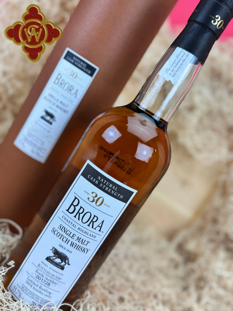 2007 Brora Limited 30 Years Old Single Malt Scotch Whiskey - 700ml whiskey