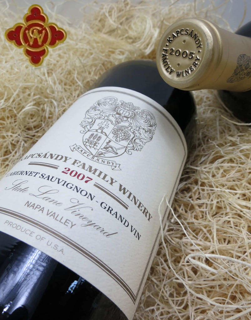2007 Kapcsandy Family State Line Vineyard Grand Vin Cabernet - 100 pts - 750ml cabernet