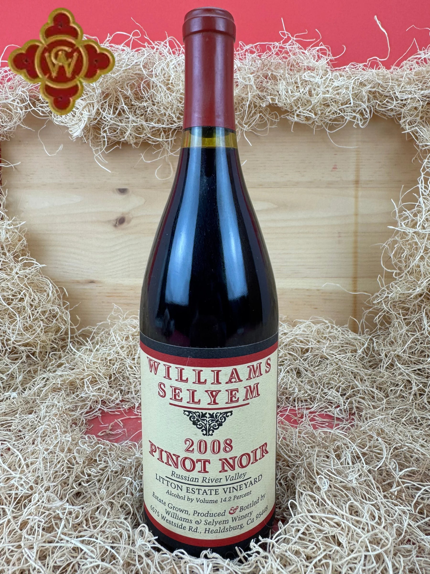 2008 Williams Selyem Litton Estates Vineyard Pinot Noir - 750ml pinot noir