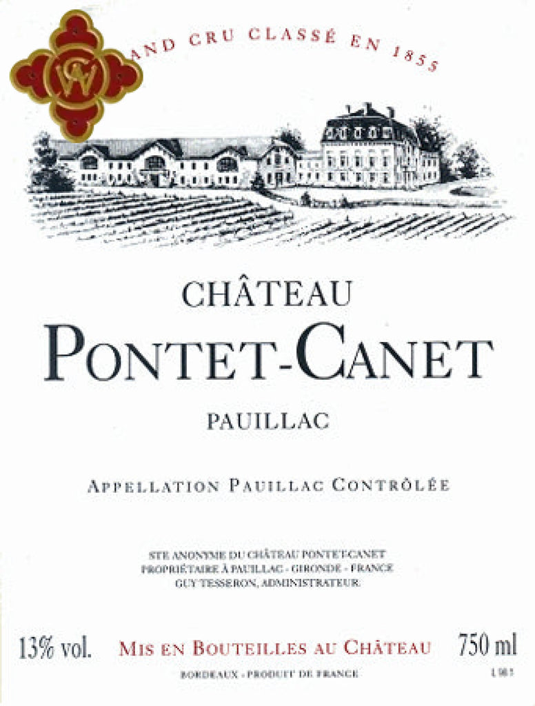 2009 Chateau Pontet-Canet Bordeaux - 100 pts - OWC 12 x 750ml bordeaux