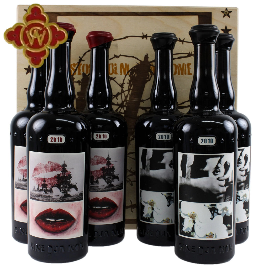 2010 Sine Qua Non Stockholm Syndrome Grenache & Syrah Assorted Box Set - OWC - 6 x 750ml syrah