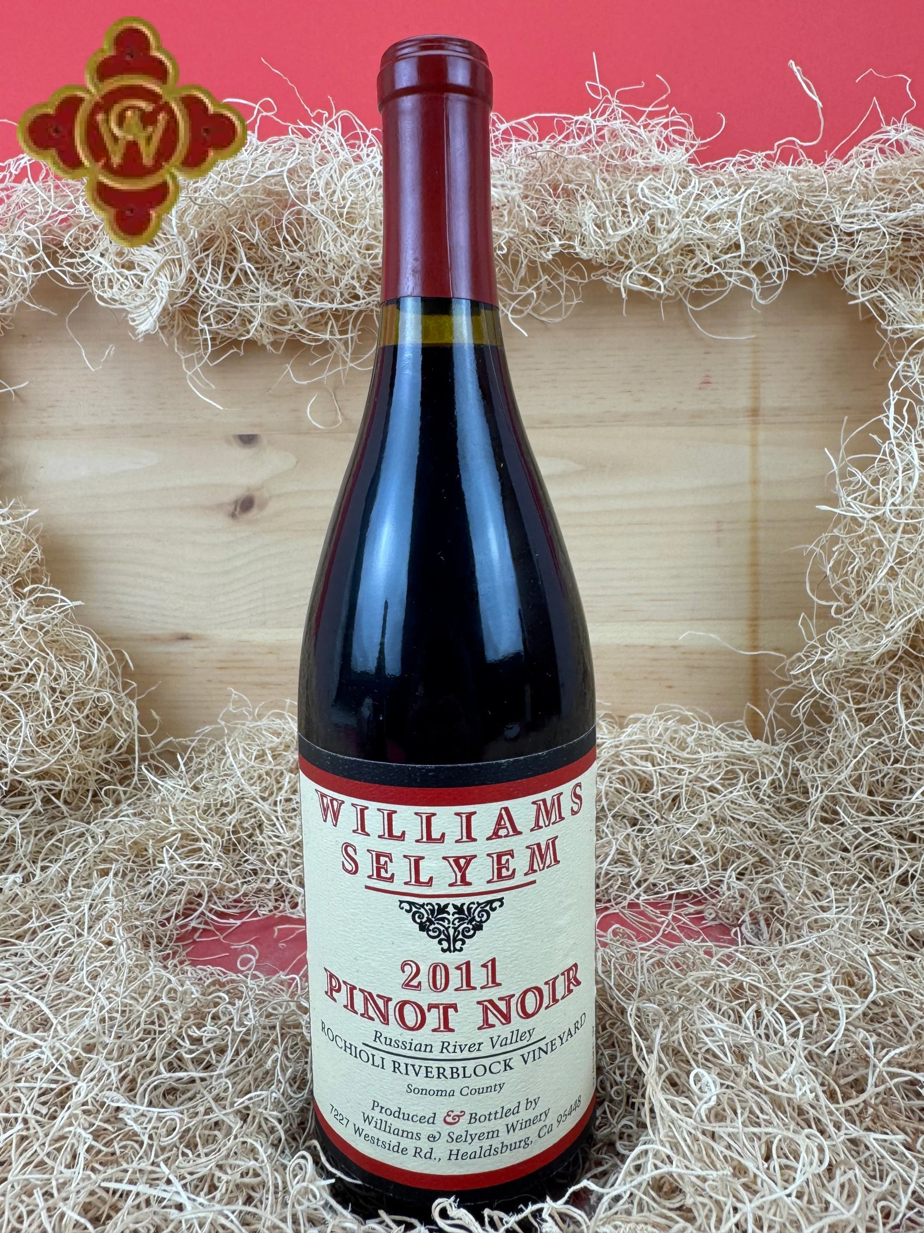 2011 Williams Selyem Rochioli Riverblock Vineyard Pinot Noir - 750ml pinot noir
