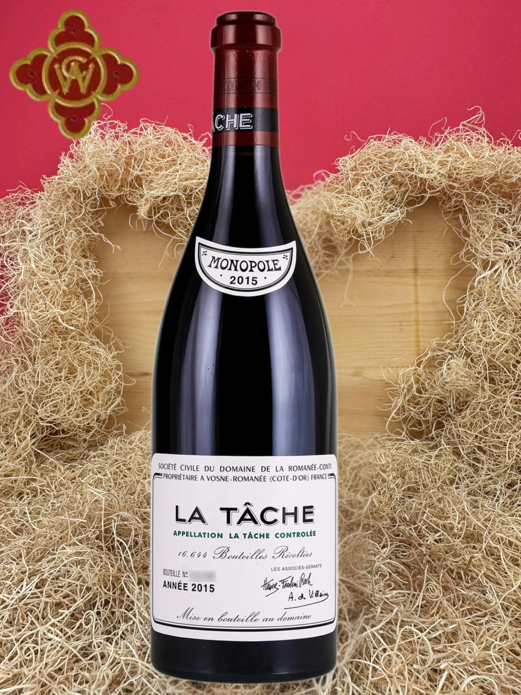 2015 DRC Domaine de la Romanee Conti La Tache Burgundy - 750ml Wine
