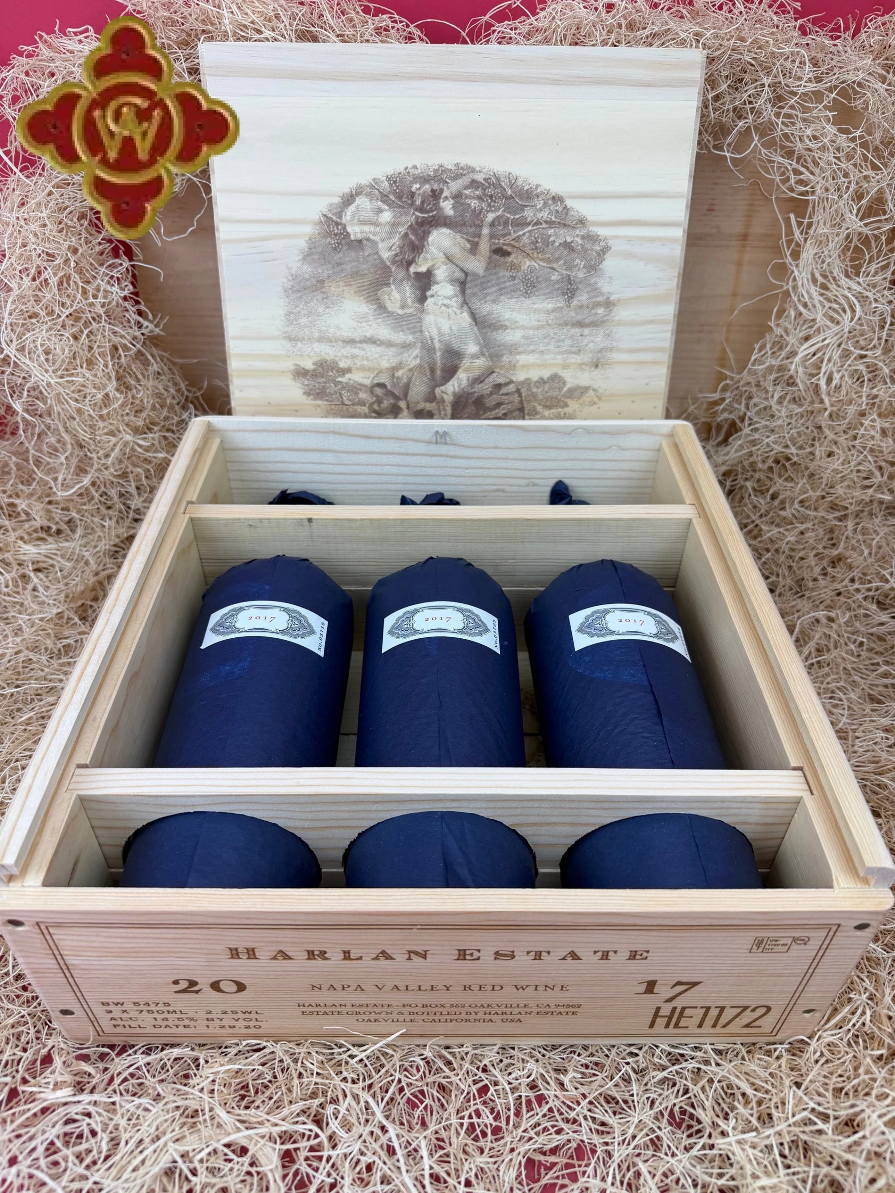 2017 Harlan Estate Napa Valley - OWC 3 x 750ml - cabernet
