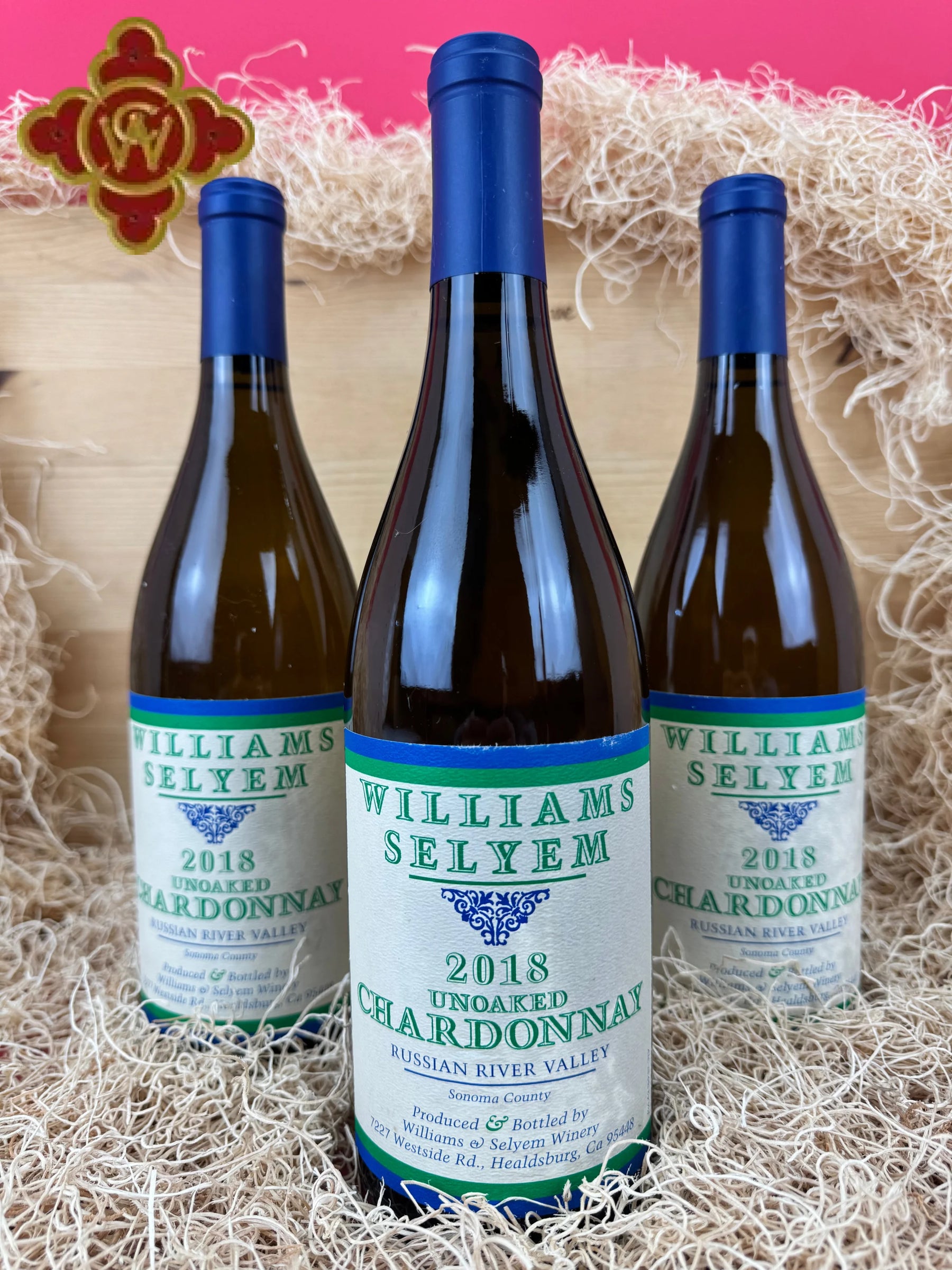 2018 Williams Selyem Unoaked Chardonnay - 750ml pinot noir