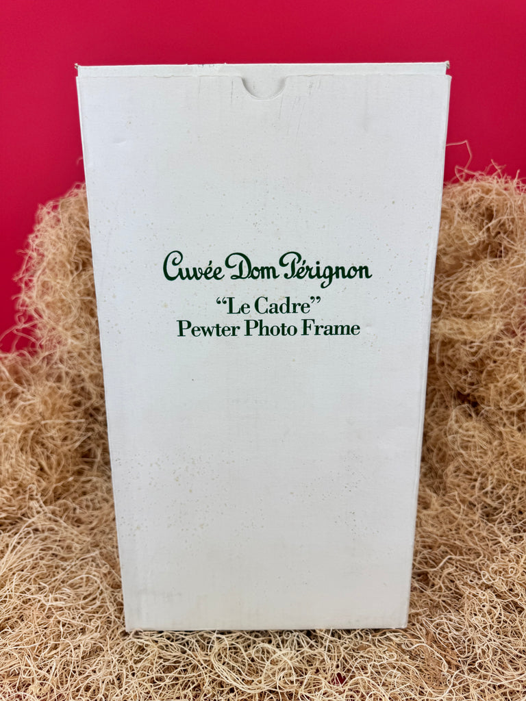 1988 Moet Chandon Dom Perignon Brut Champagne "Le Cadre" Pewter Frame Gift Box - 750ml