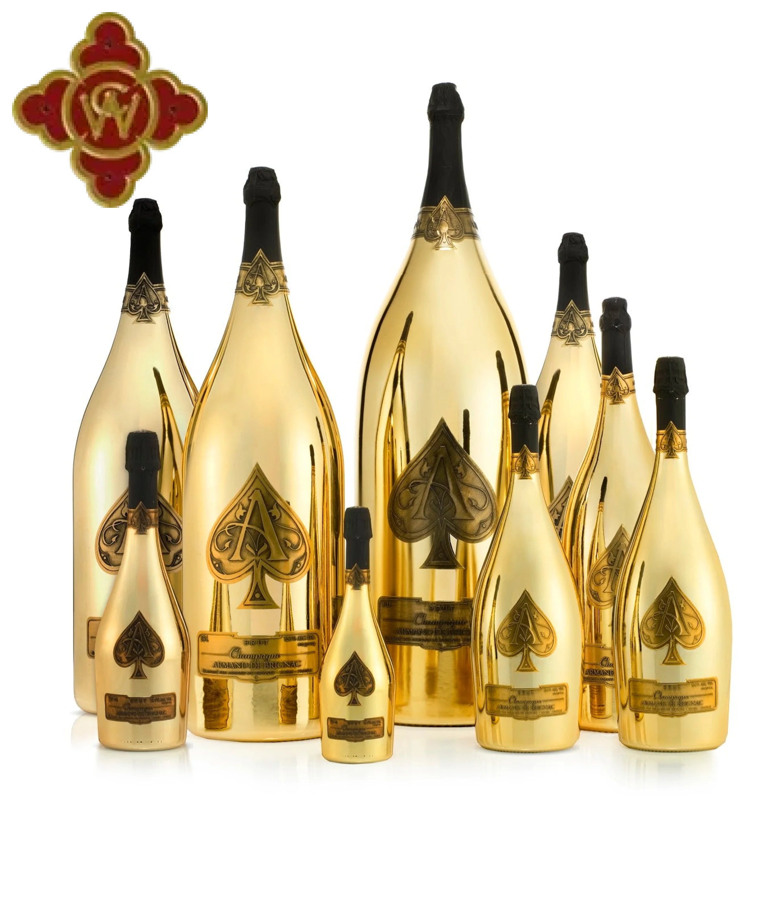 Armand de Brignac Aces of Spades Brut Gold NV Champagne Goliath