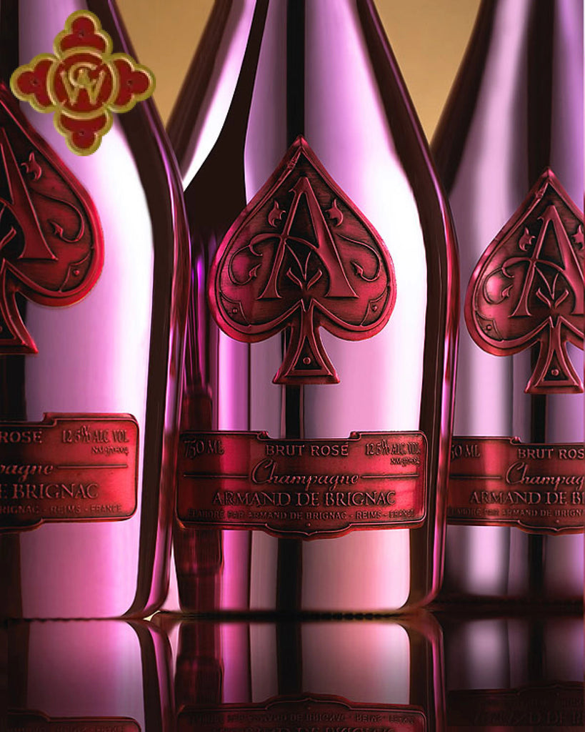 Armand de Brignac Aces of Spades Rose Champagne - 750ml champagne