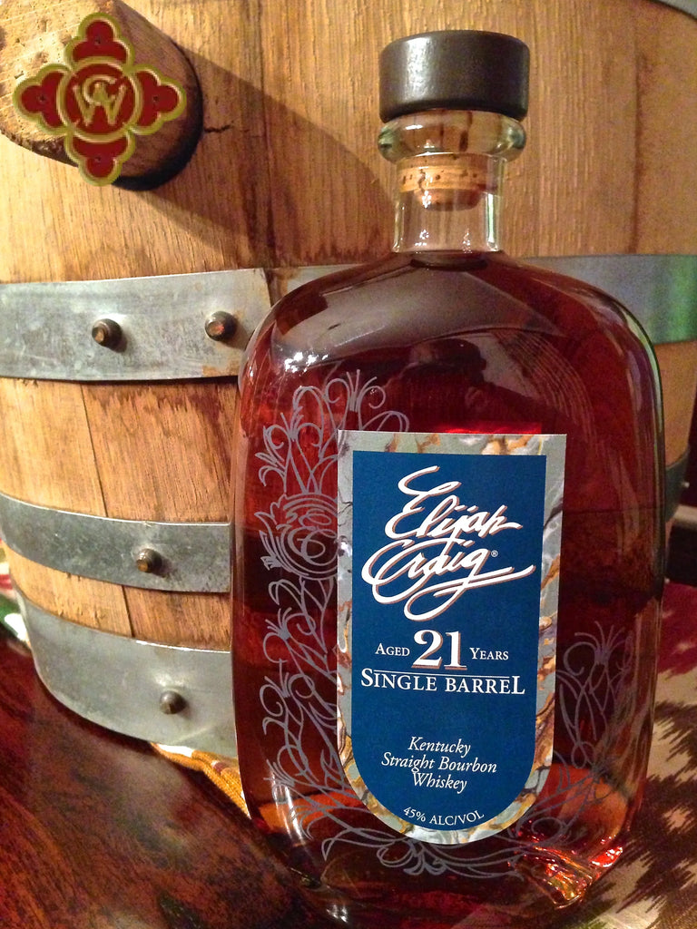 Elijah Craig 21 Year Old Single Barrel Straight Bourbon Whiskey - 750ml whiskey