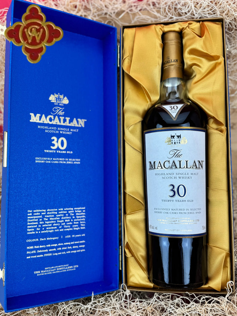 Macallan 30 Year Single Malt Scotch Whiskey – CultWine
