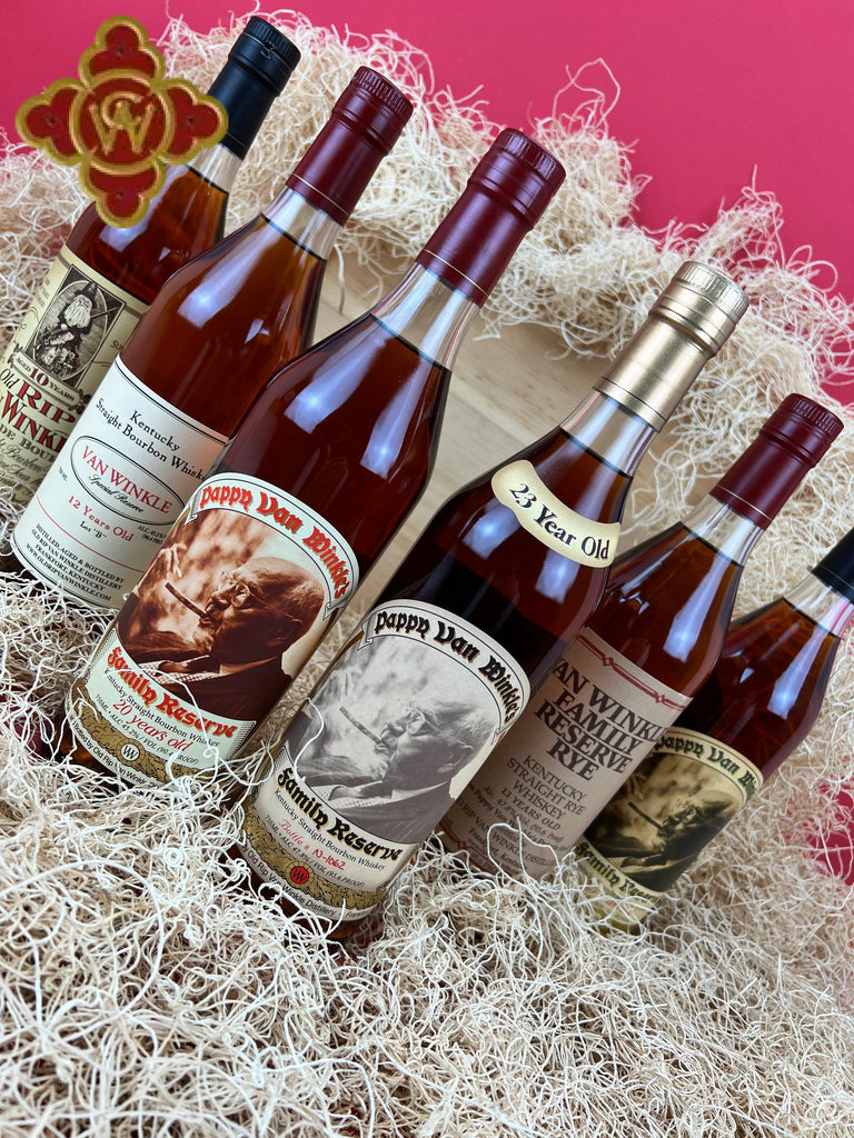 Old Rip Van Winkle ’Pappy Van Winkle Family Reserve’ Family Whiskey 10 yr 12 yr 13 yr 15 yr 20 yr 23 yr - 6 x 750ml