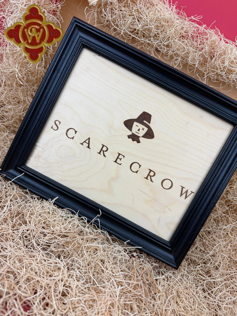 Scarecrow Winery Authentic OWC Framed Art - Wine