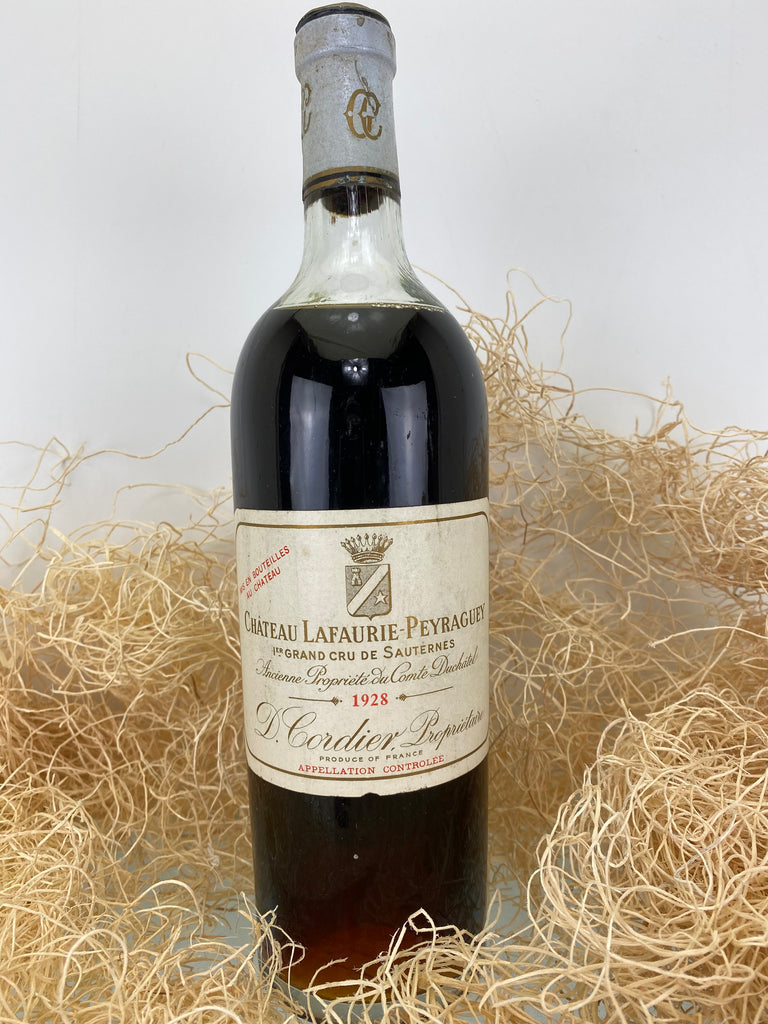 1928 Chateau Lafaurie-Peyraguey Sauternes – CultWine