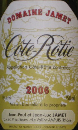 2003 Jean Paul and Jean Luc Jamet Cote Rotie - 750ml