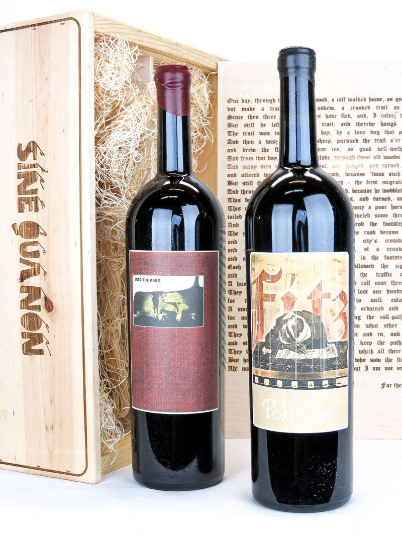 2004 Sine Qua Non Poker Face Syrah and Into The Dark Grenache