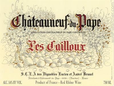 2000 Les Cailloux (Lucien et Andre Brunel) Chateauneuf du Pape Cuvee Centenaire - 96 pts - 750ml