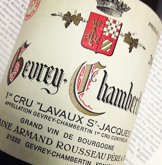 2012 Domaine Armand Rousseau Chambertin Burgundy - 750ml